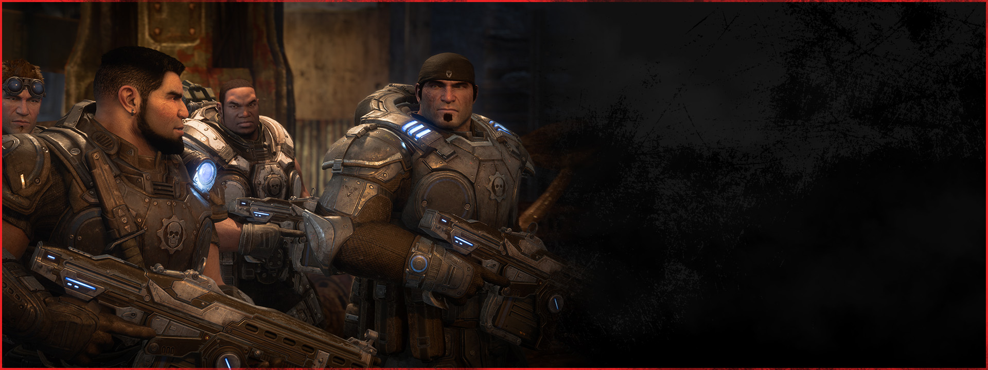 Official key art of Gears of War: E-Day from the Xbox game page
